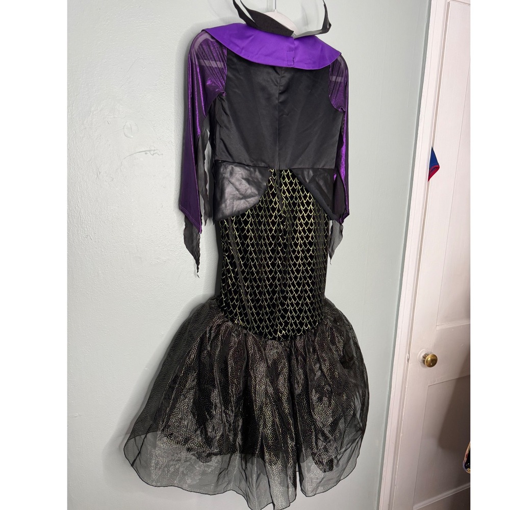 Disney Villains Maleficent Girl's Dress‎ Halloween Costume - Picture 8 of 8